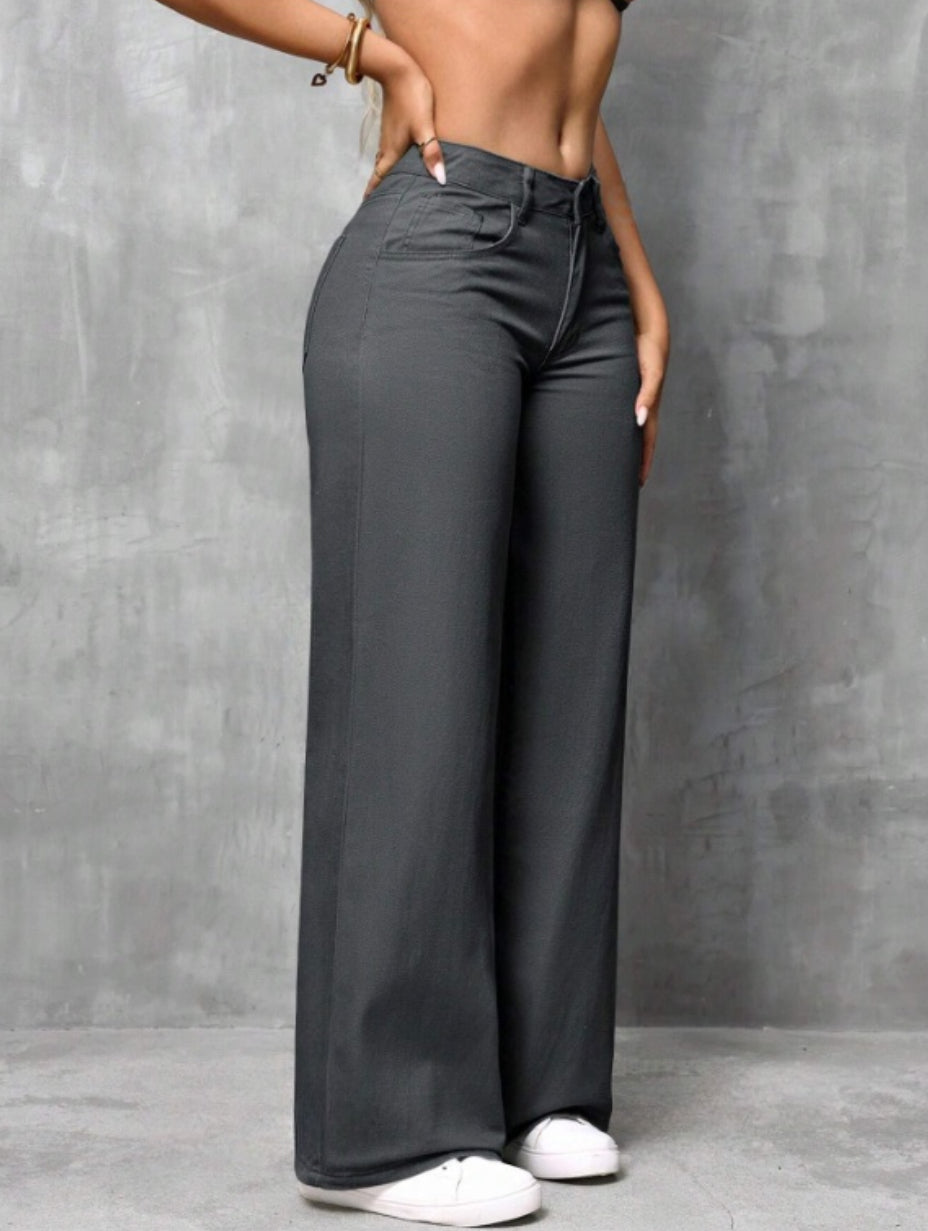 Jeans droits en denim casual