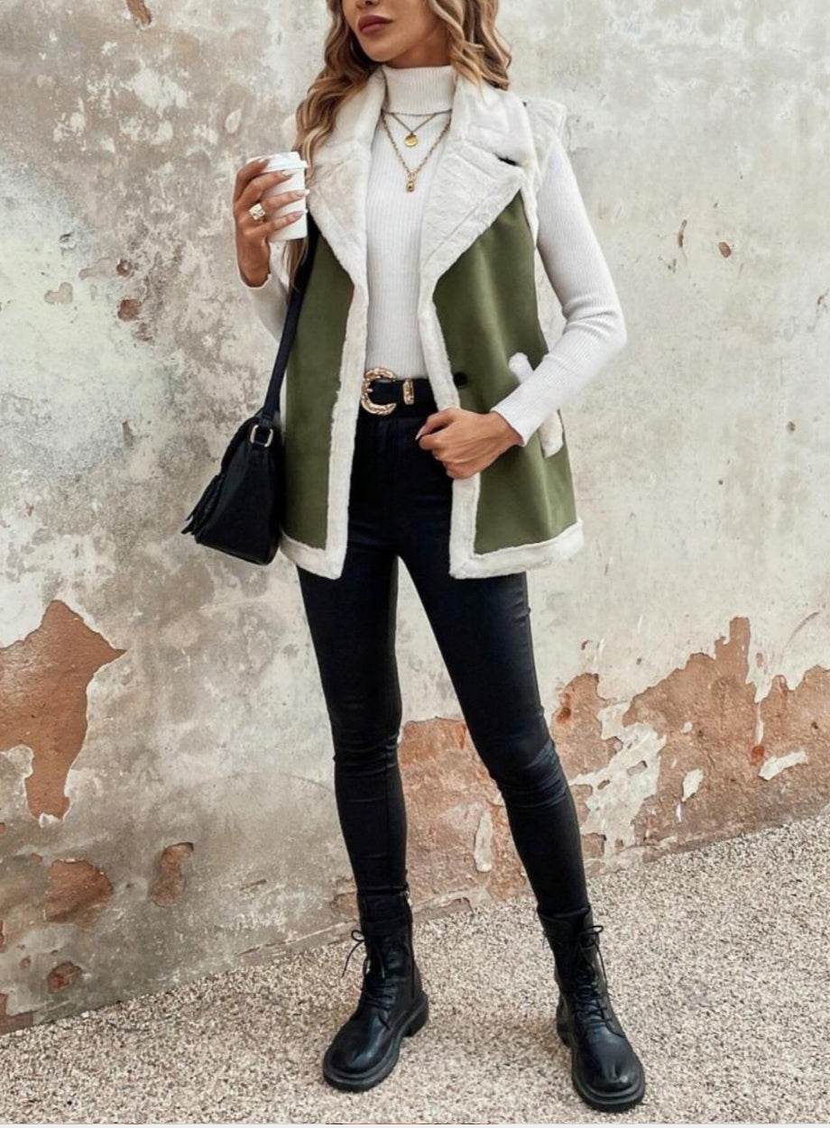 Veste sans manches (Vert)