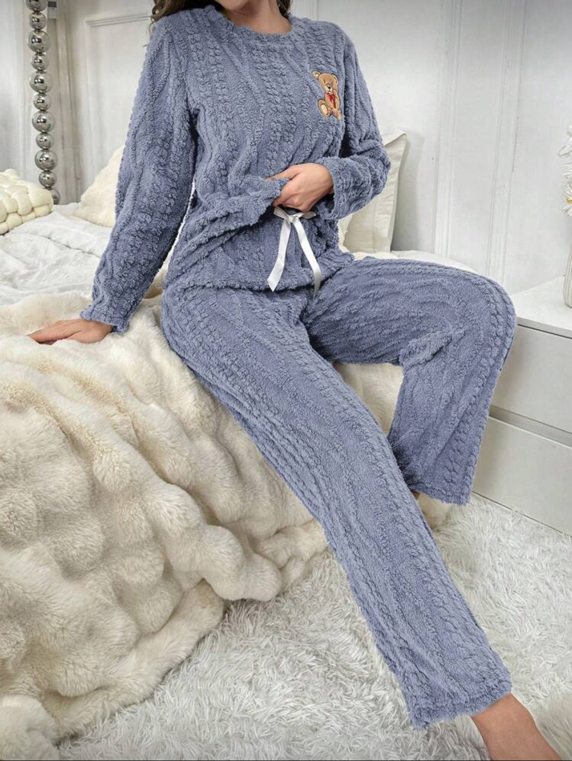 Pyjama broderie d'ours