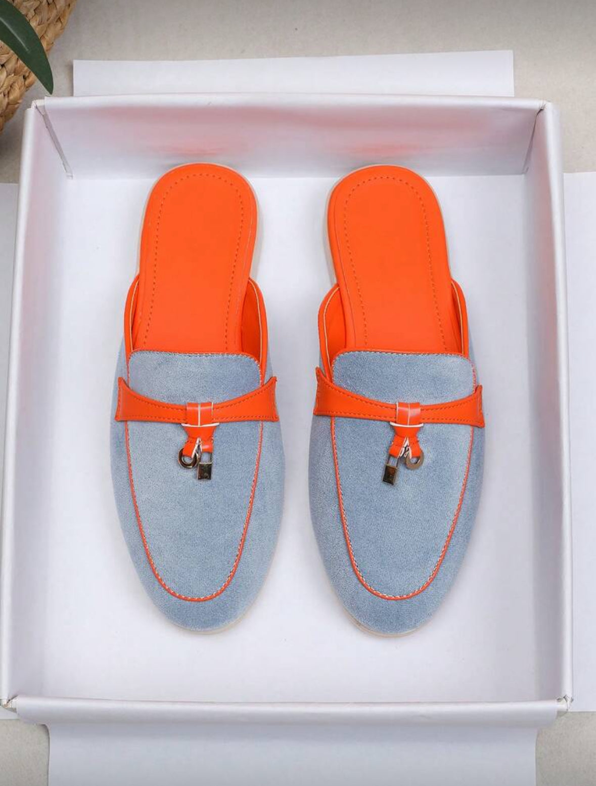 Mocassins plates à enfiler