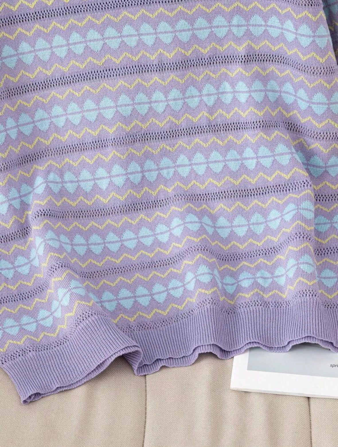 Pull en tricot — jacquard
