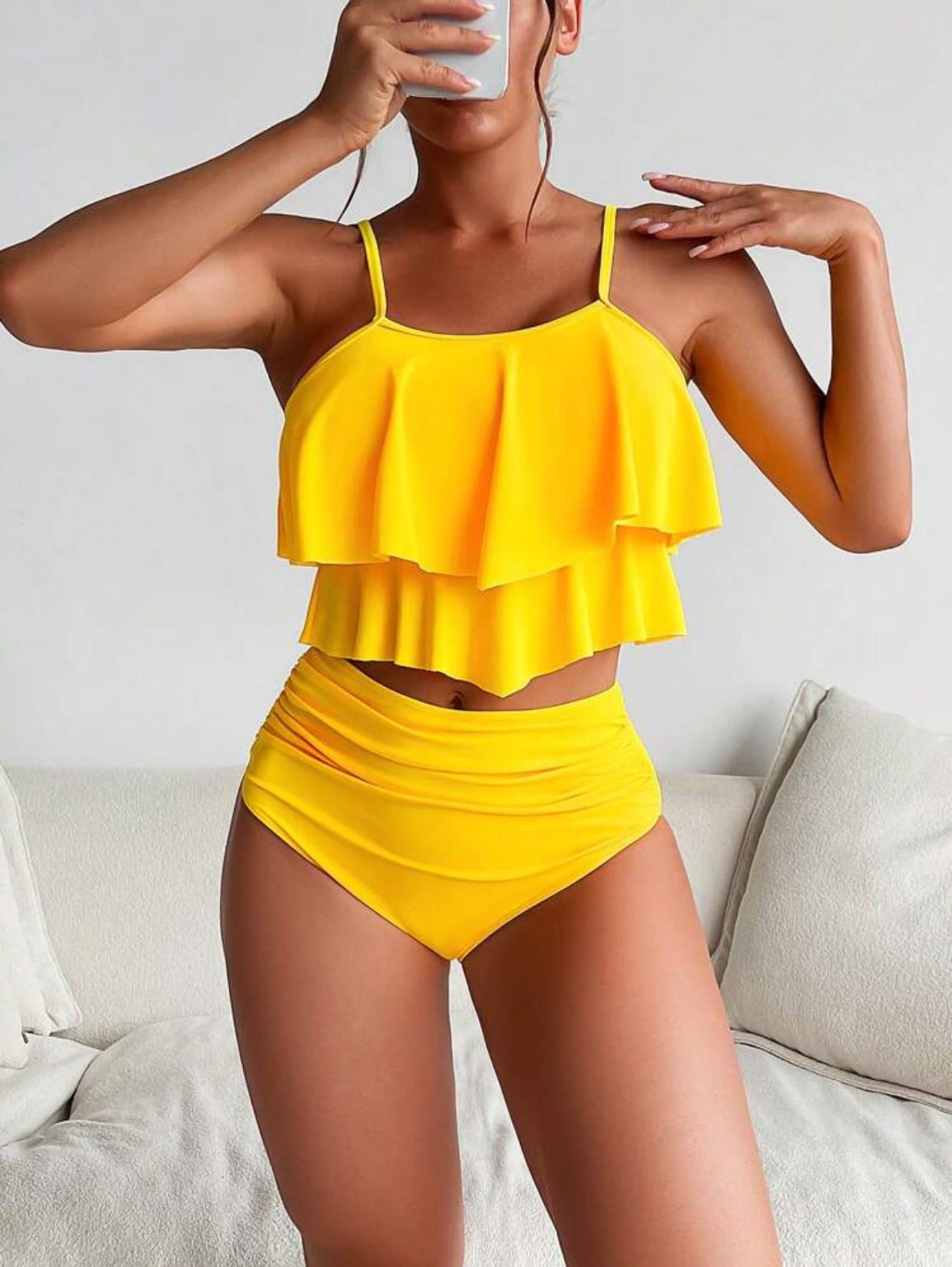 Harmony ruffle (Jaune citron)