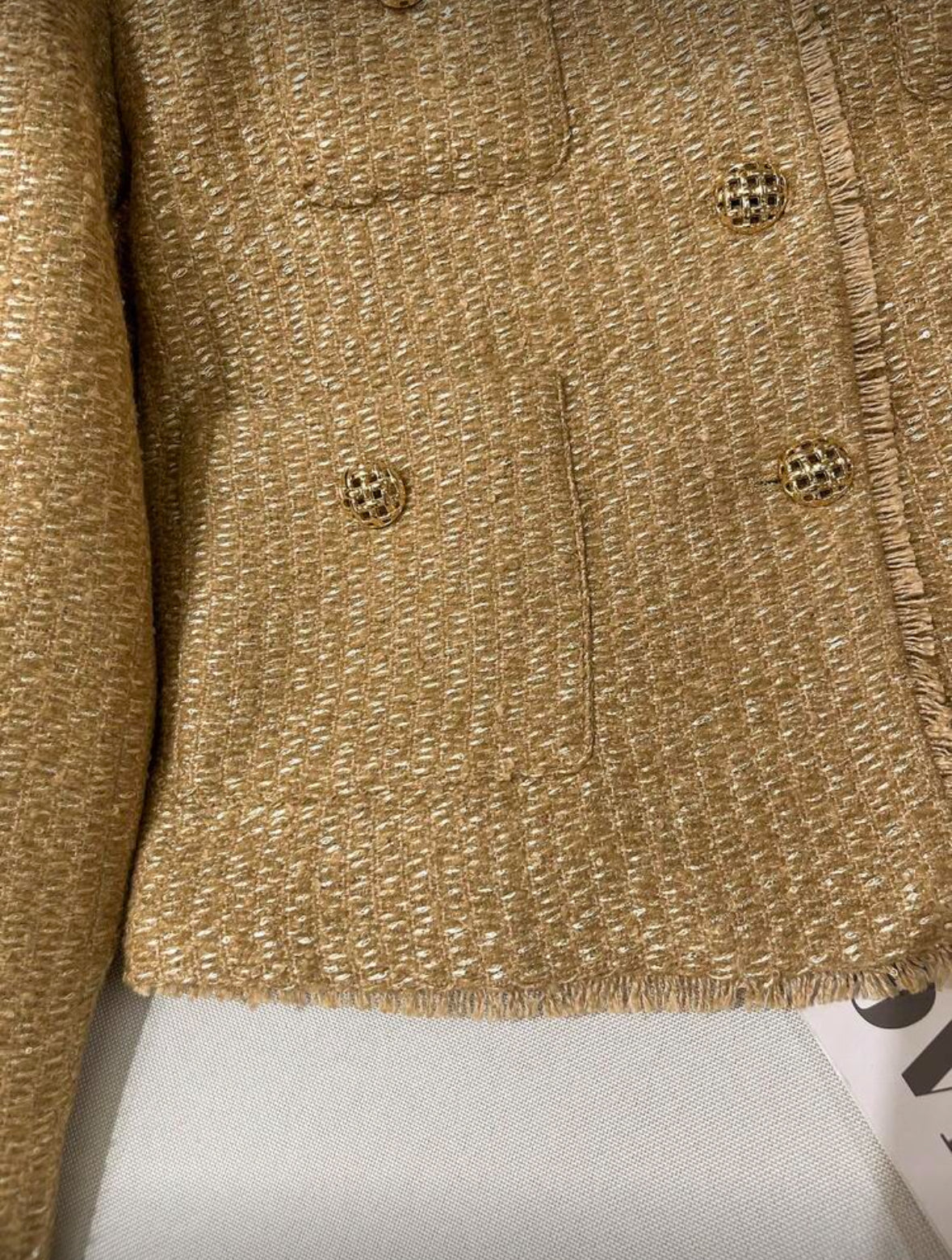 Veste courte à col rond