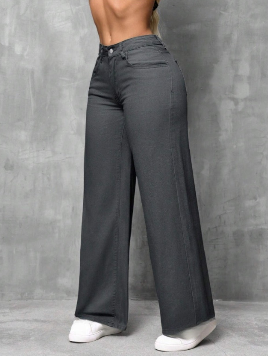 Jeans droits en denim casual