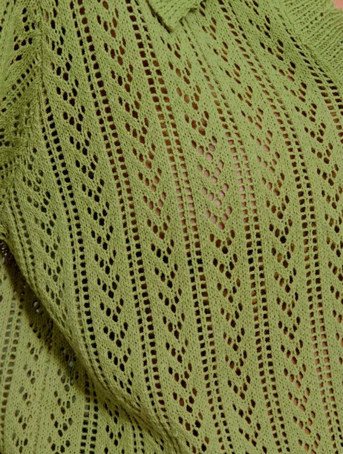 Top tricoté lavande