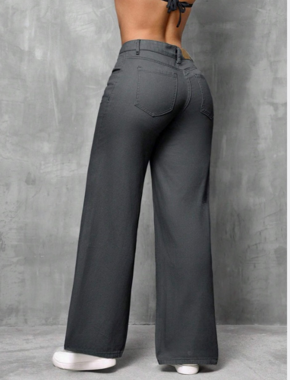 Jeans droits en denim casual