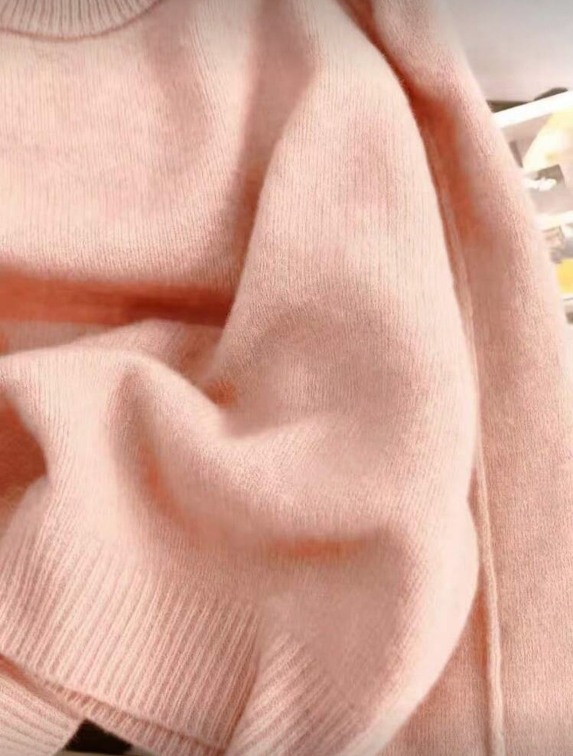 Pull tricoté à manches raglan