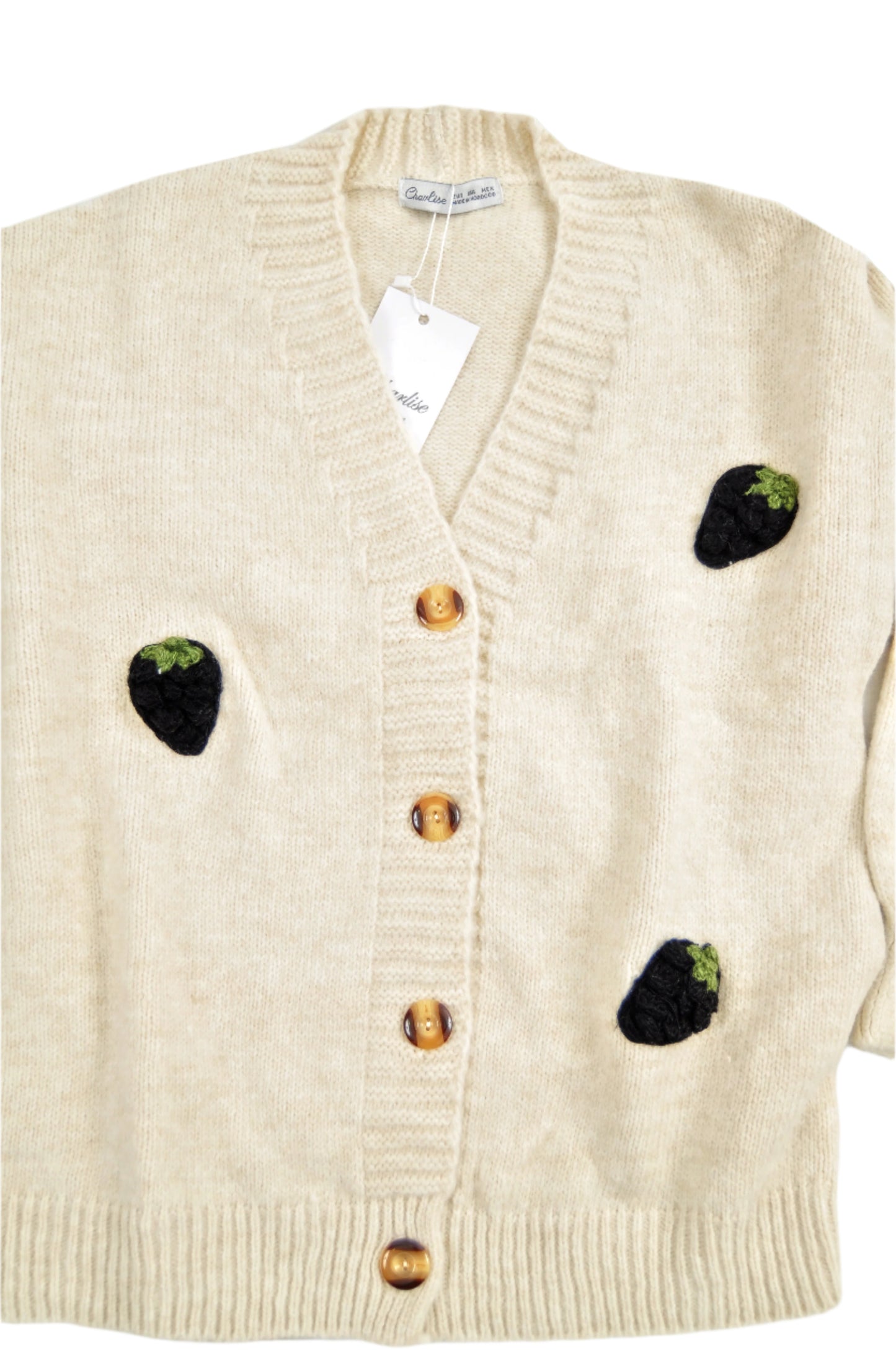 Cardigan fragola (Beige)