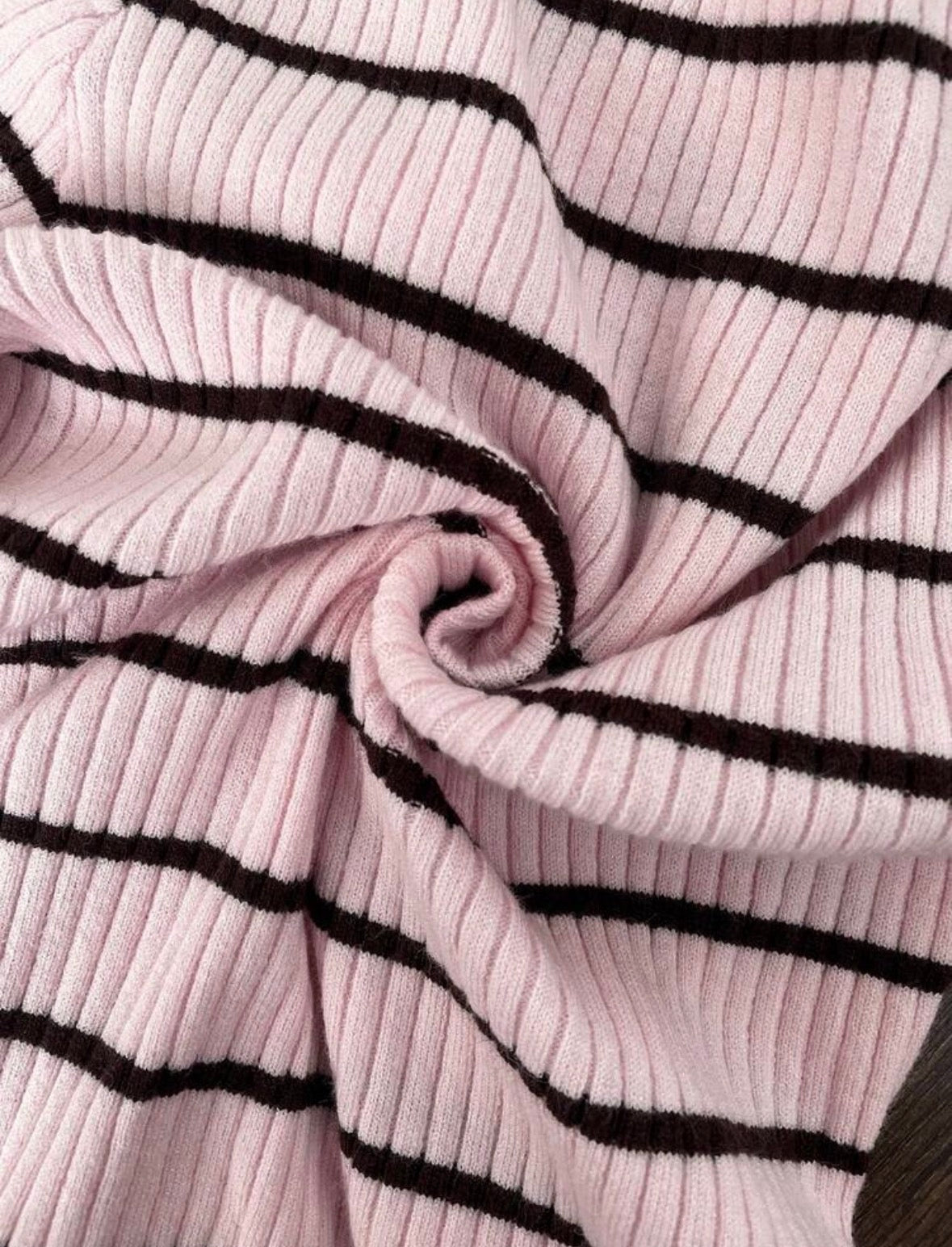 Top élégant — Rayures roses