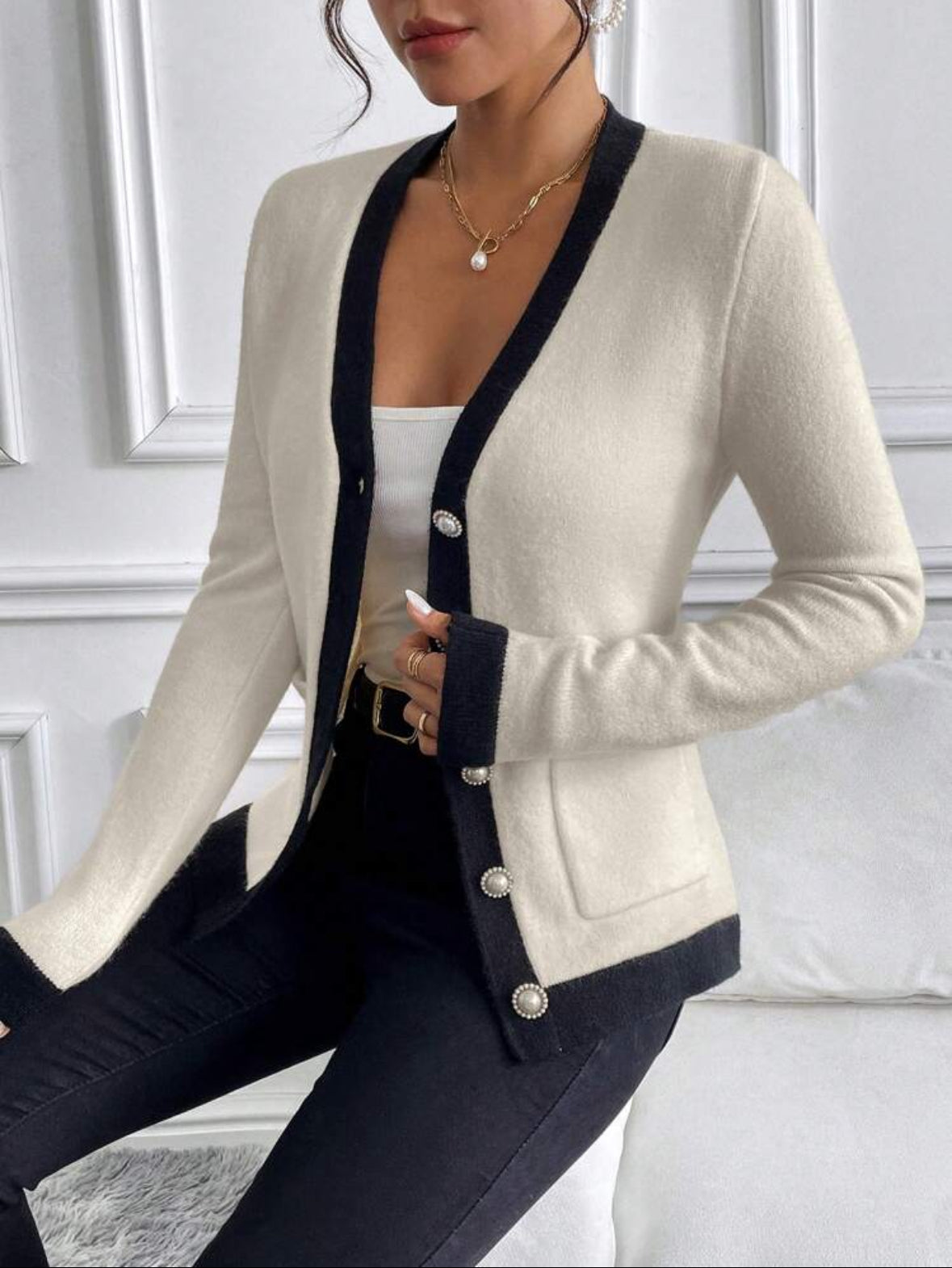 Cardigan perla