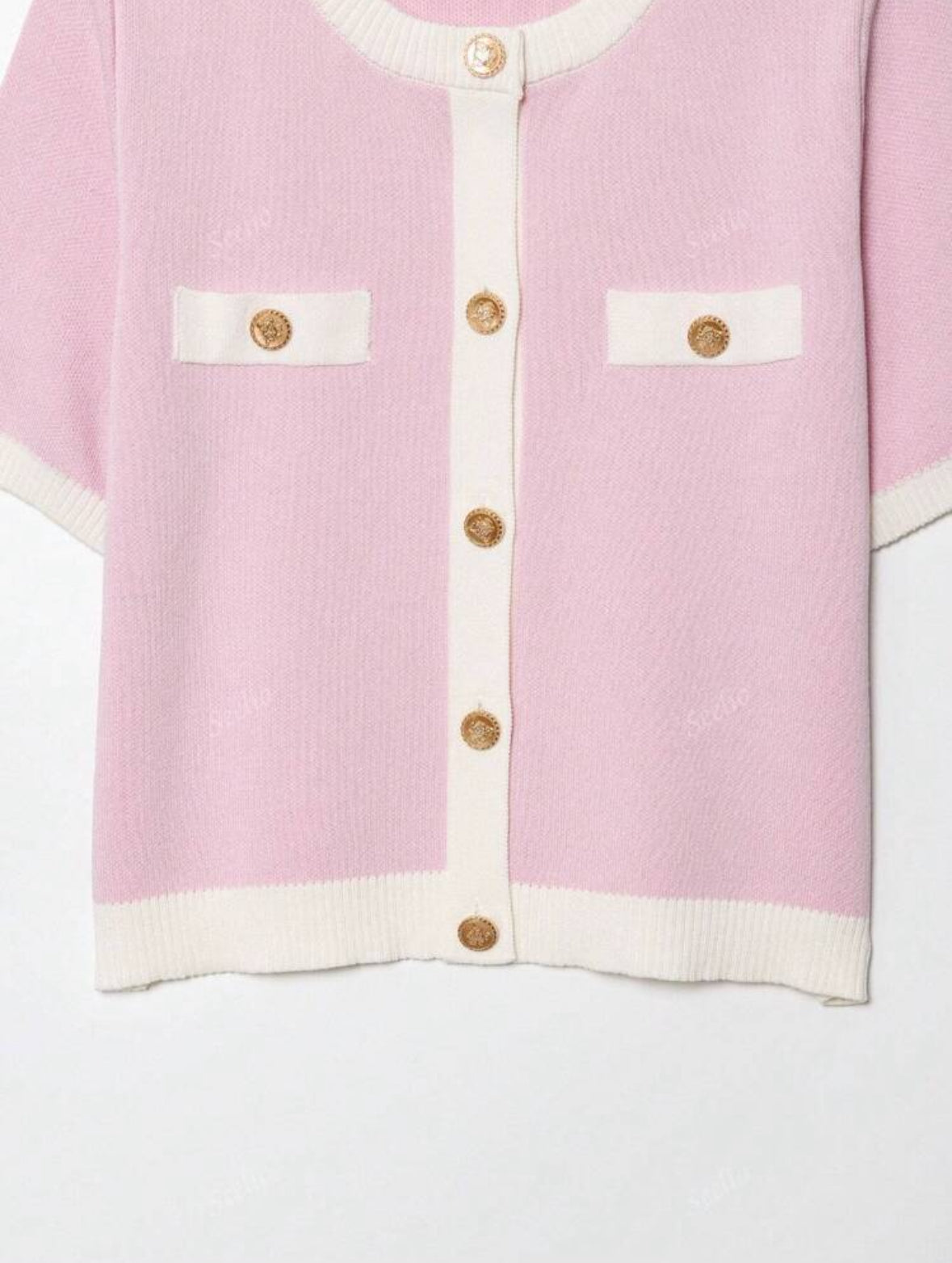 Top court en tricot sylia