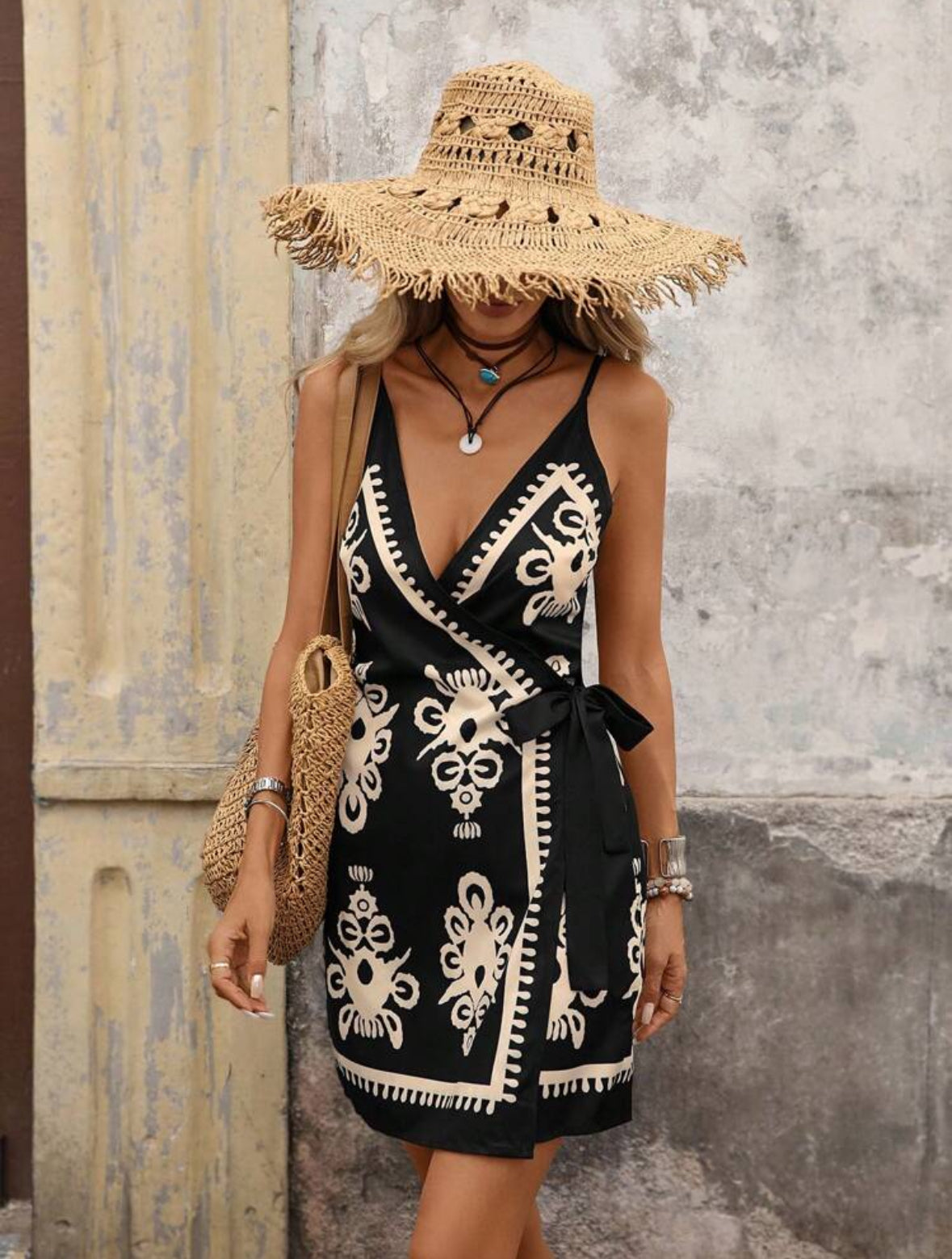 Cache-maillot de Kimono