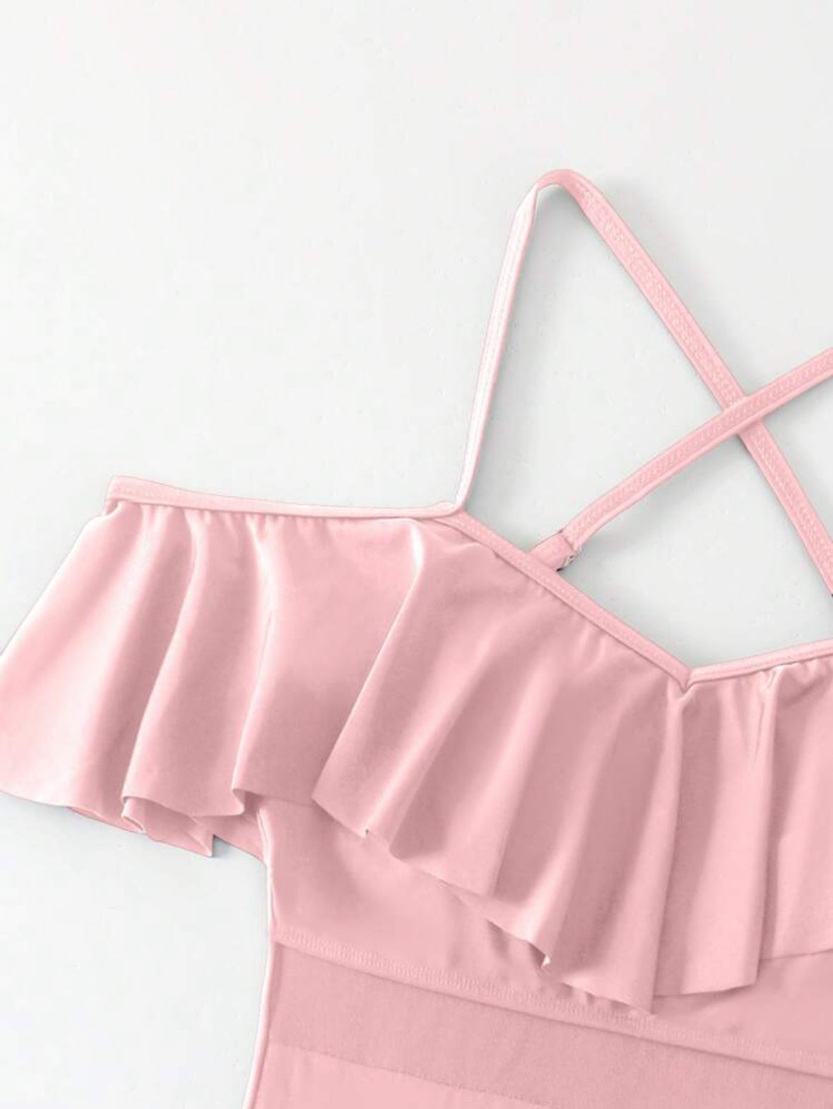 Maillot de bain une pièce à volants