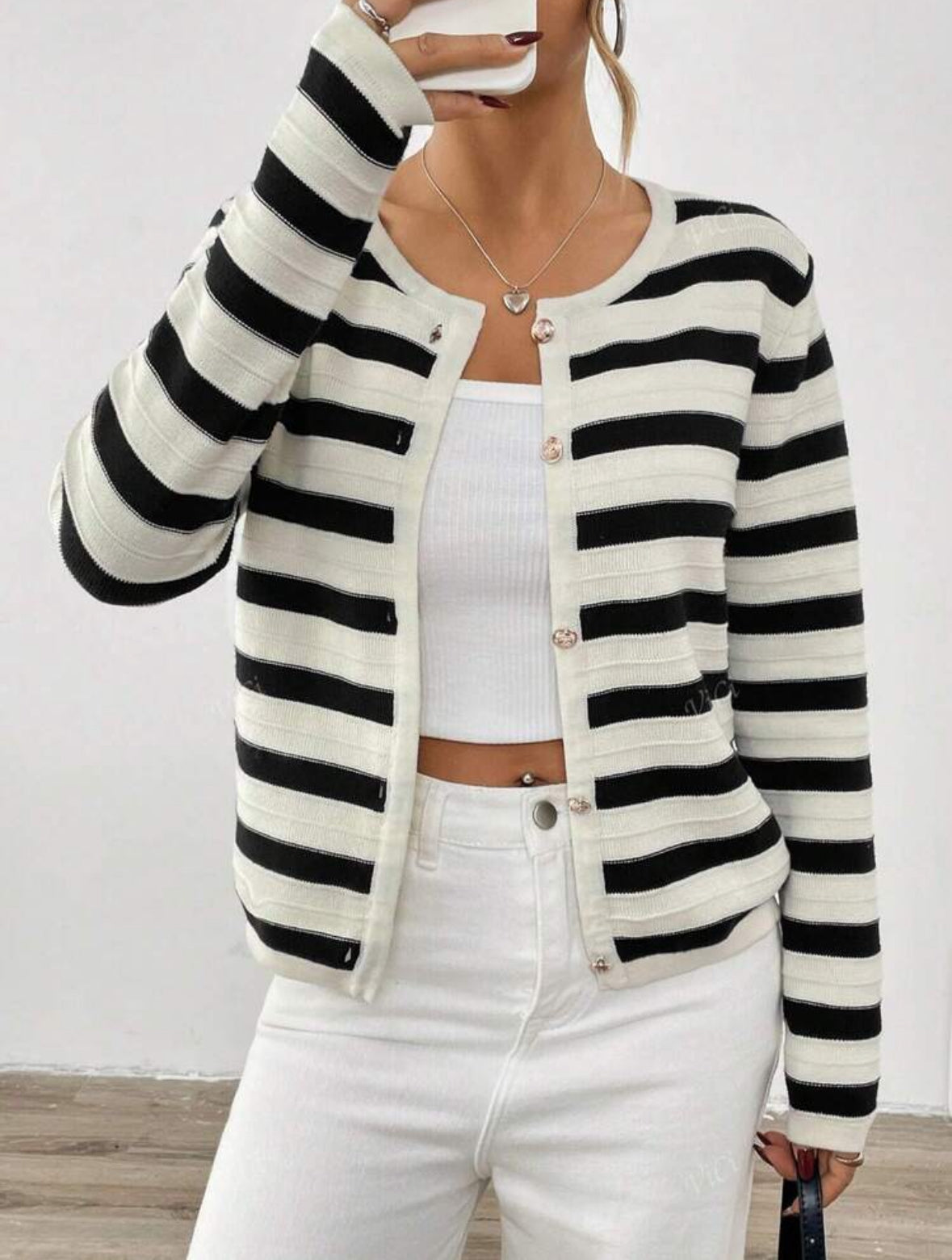 Cardigan, Manches Longues