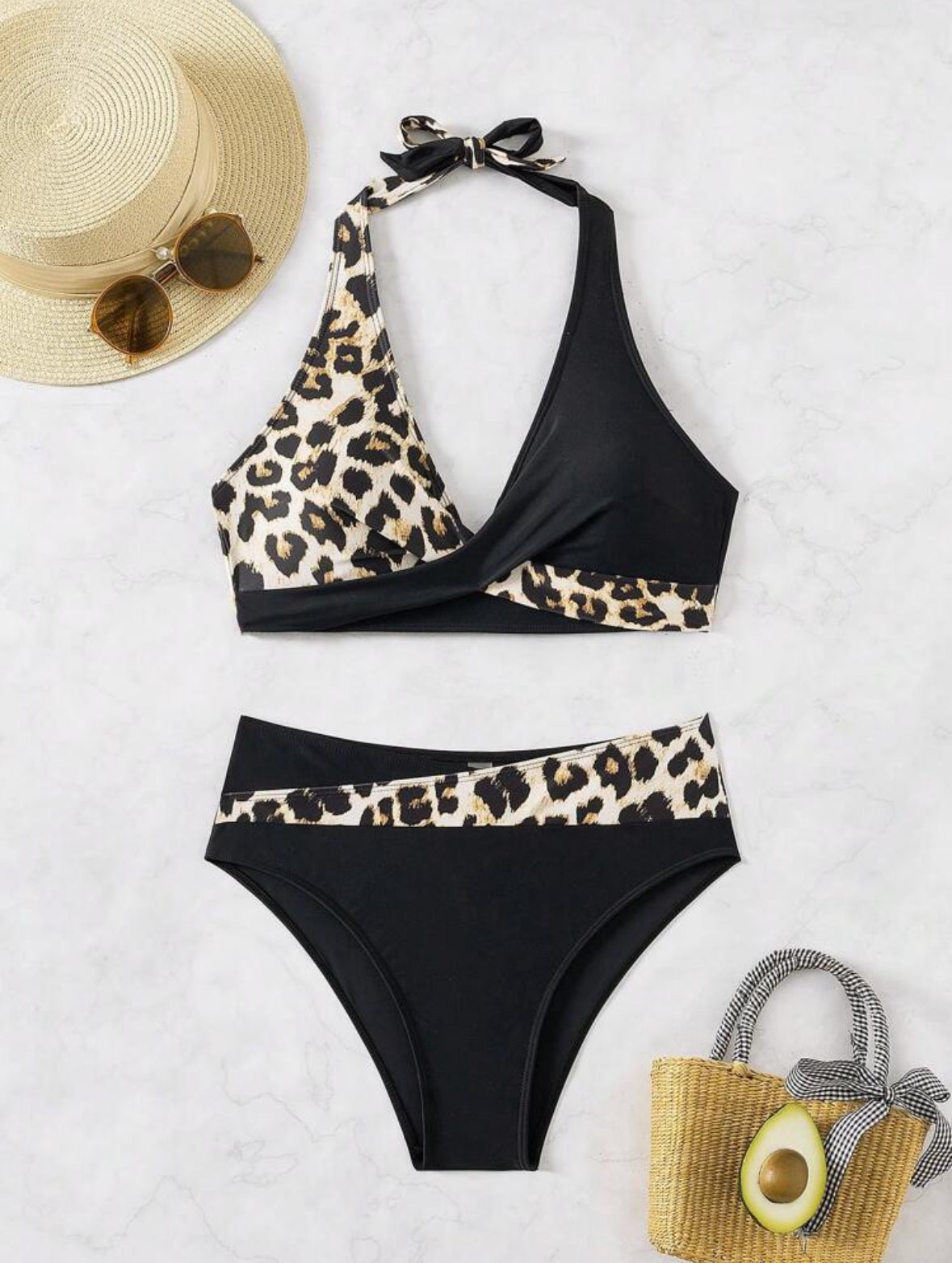 2 pièces/set Maillot léopard