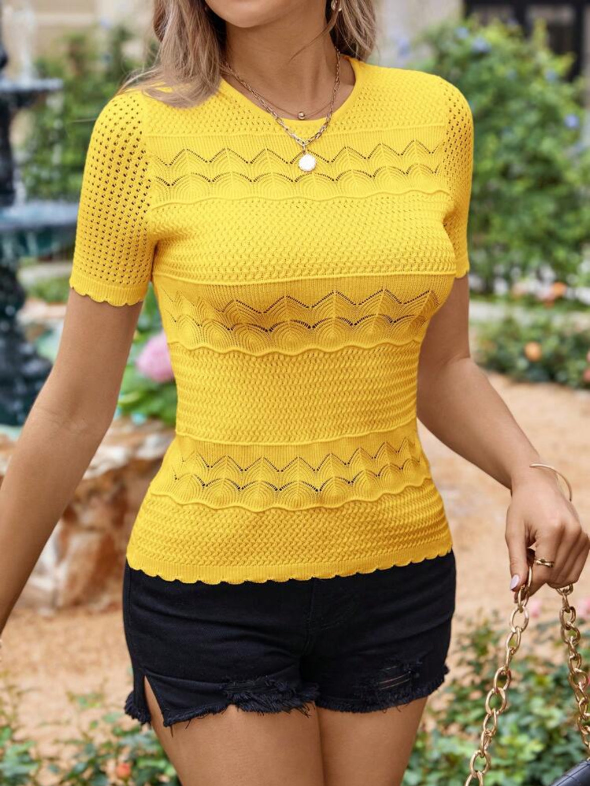 Pullover en tricot léger
