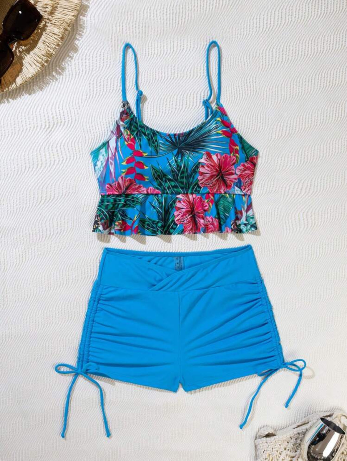 Vcay Ensemble tankini Bleu indigo