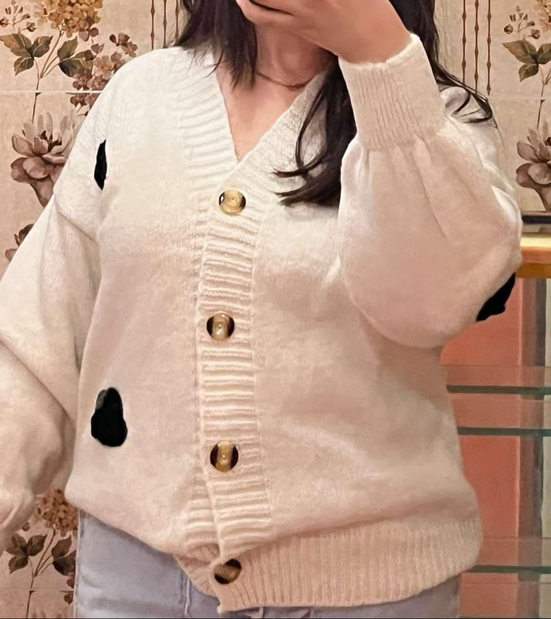 Cardigan fragola (Beige)