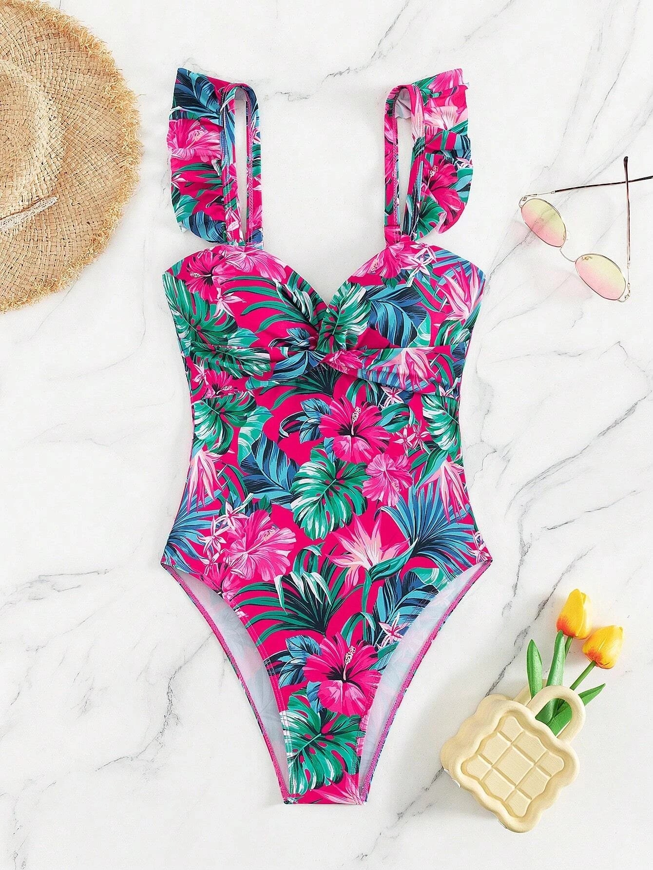 Une pièce fleuri tropical light