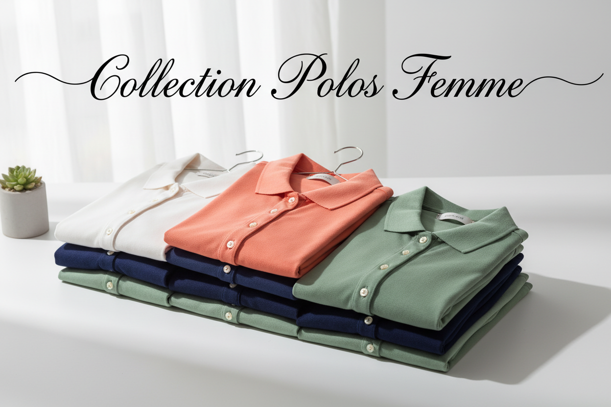 Slim fit stretch polos