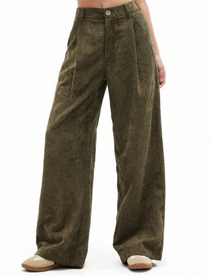 Pantalon velours - Vert