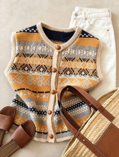 Gilet cardigan - sans manches
