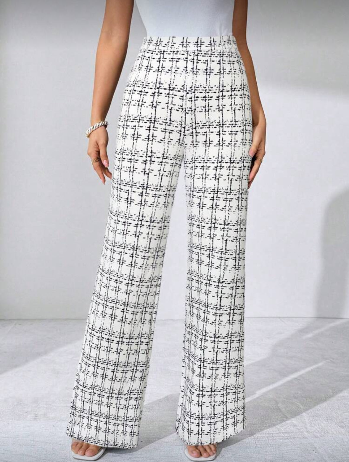 Pantalon tricoté élastique