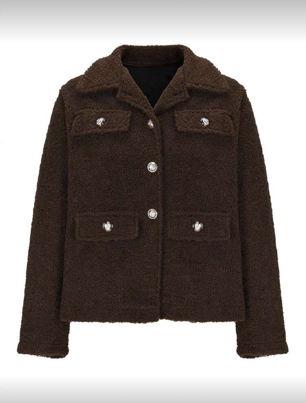 Veste courte en laine d'agneau