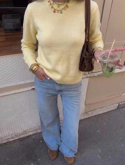 Pull Tricot - Jaune