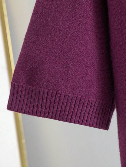 Pull col roulé