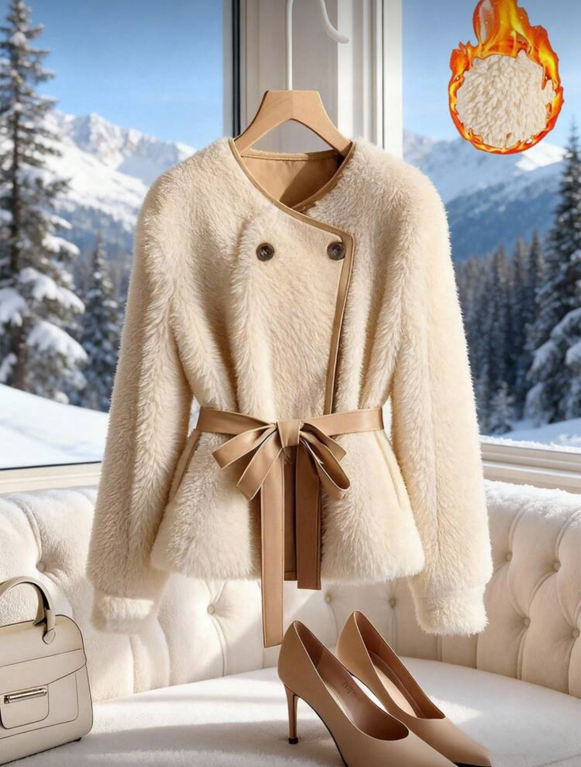 Veste en polaire doublée