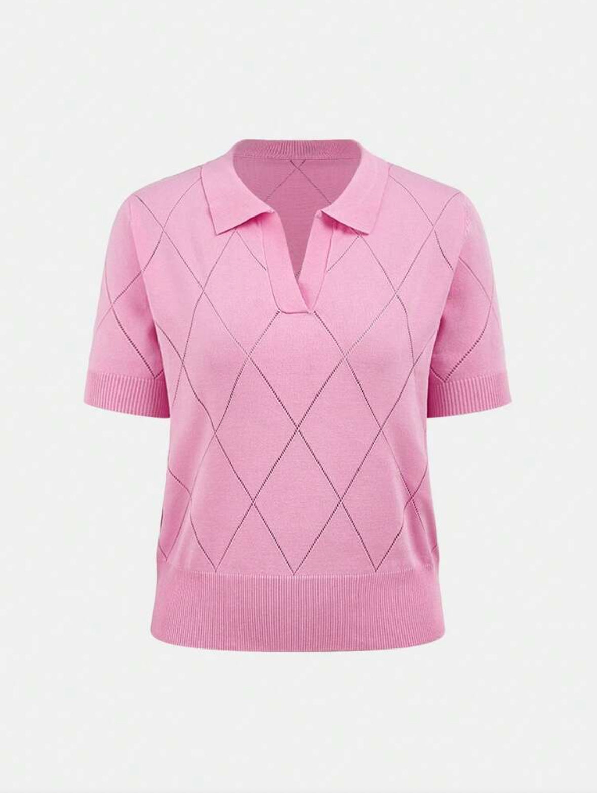 Polo collar diamond