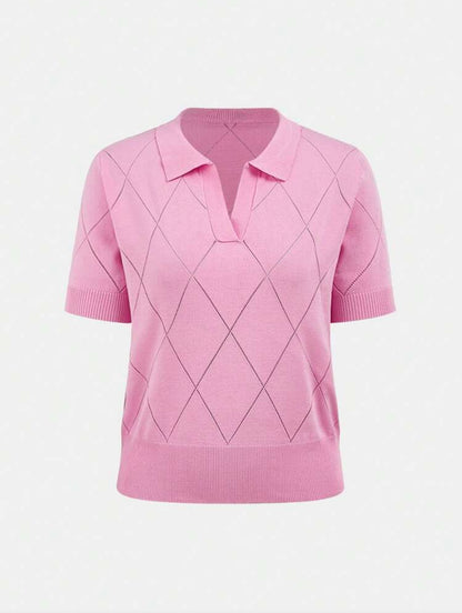 Polo collar diamond