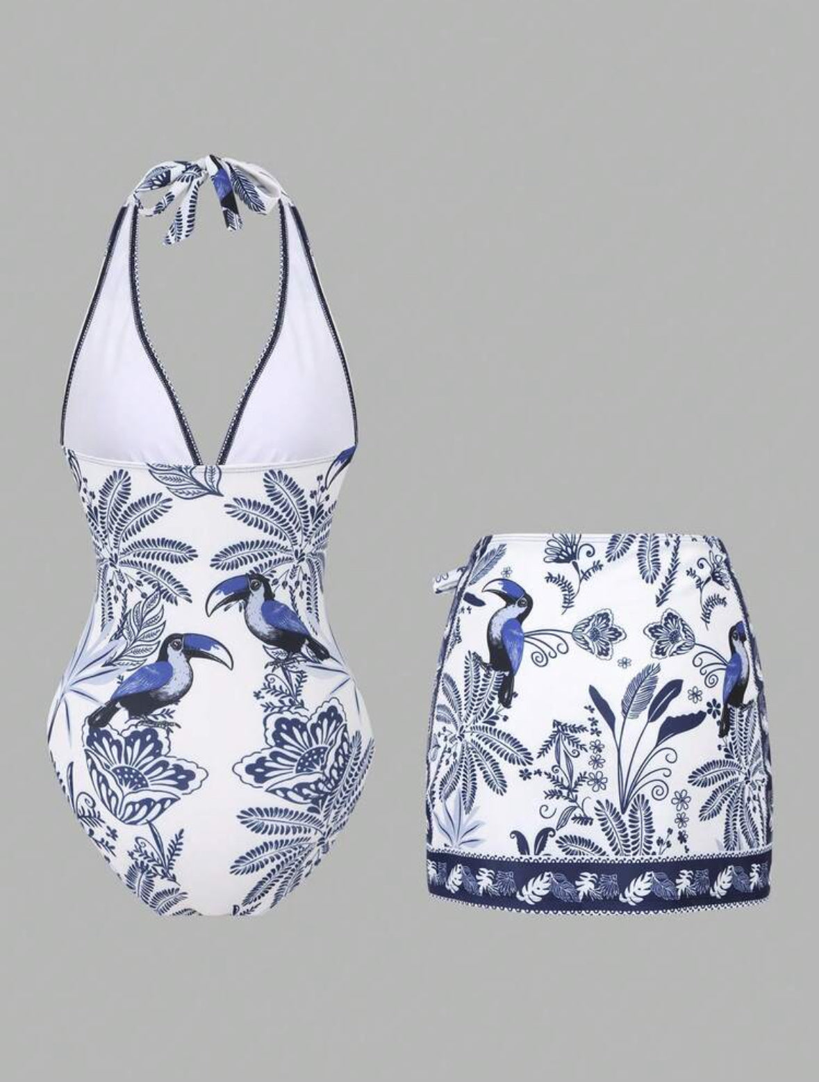 Maillot de bain oasis bleu