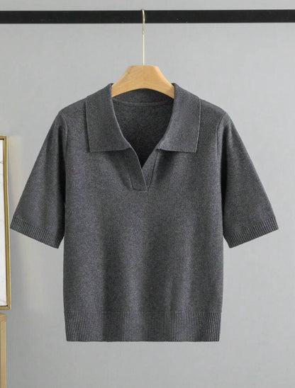 Pull col roulé