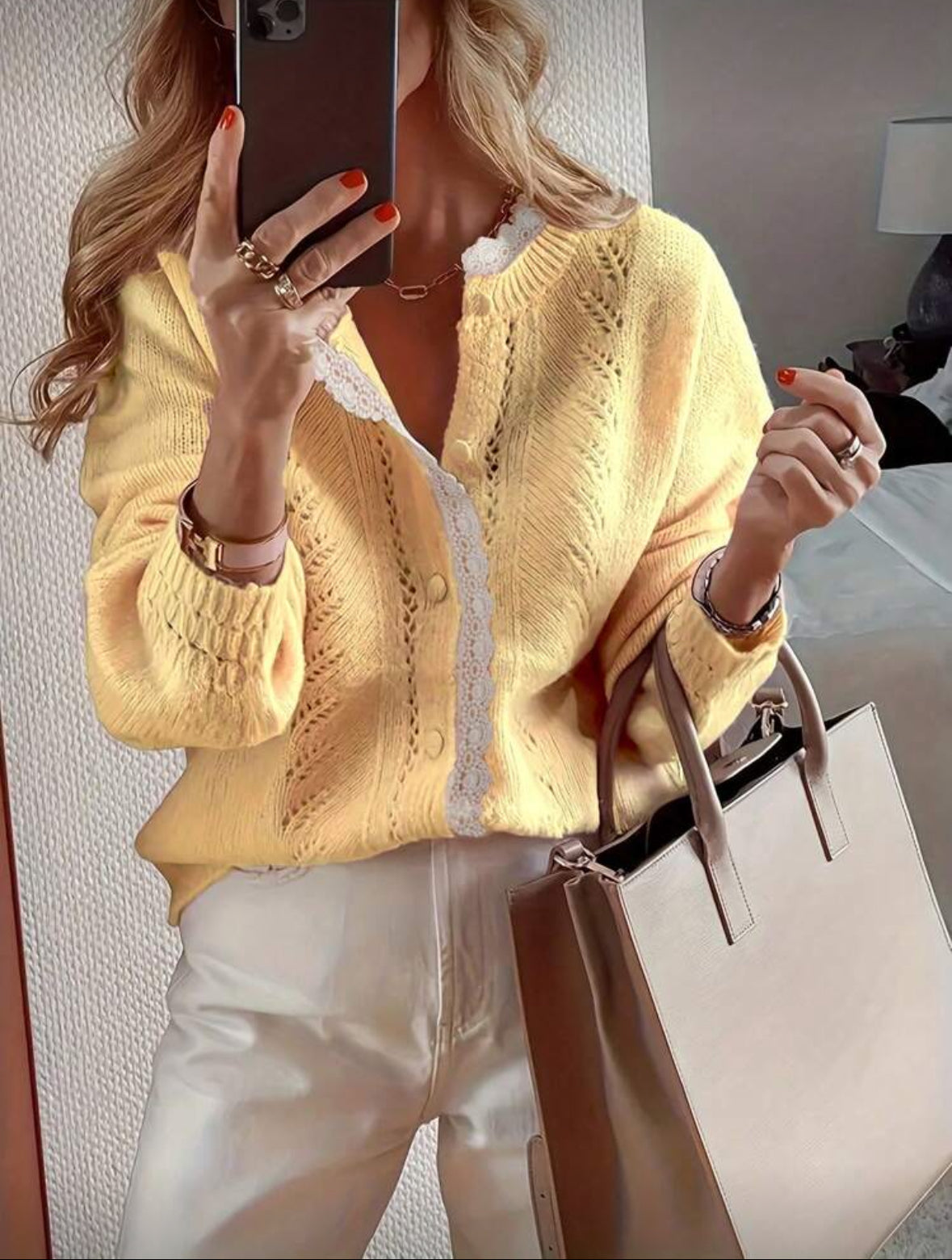 Cardigan tricoté