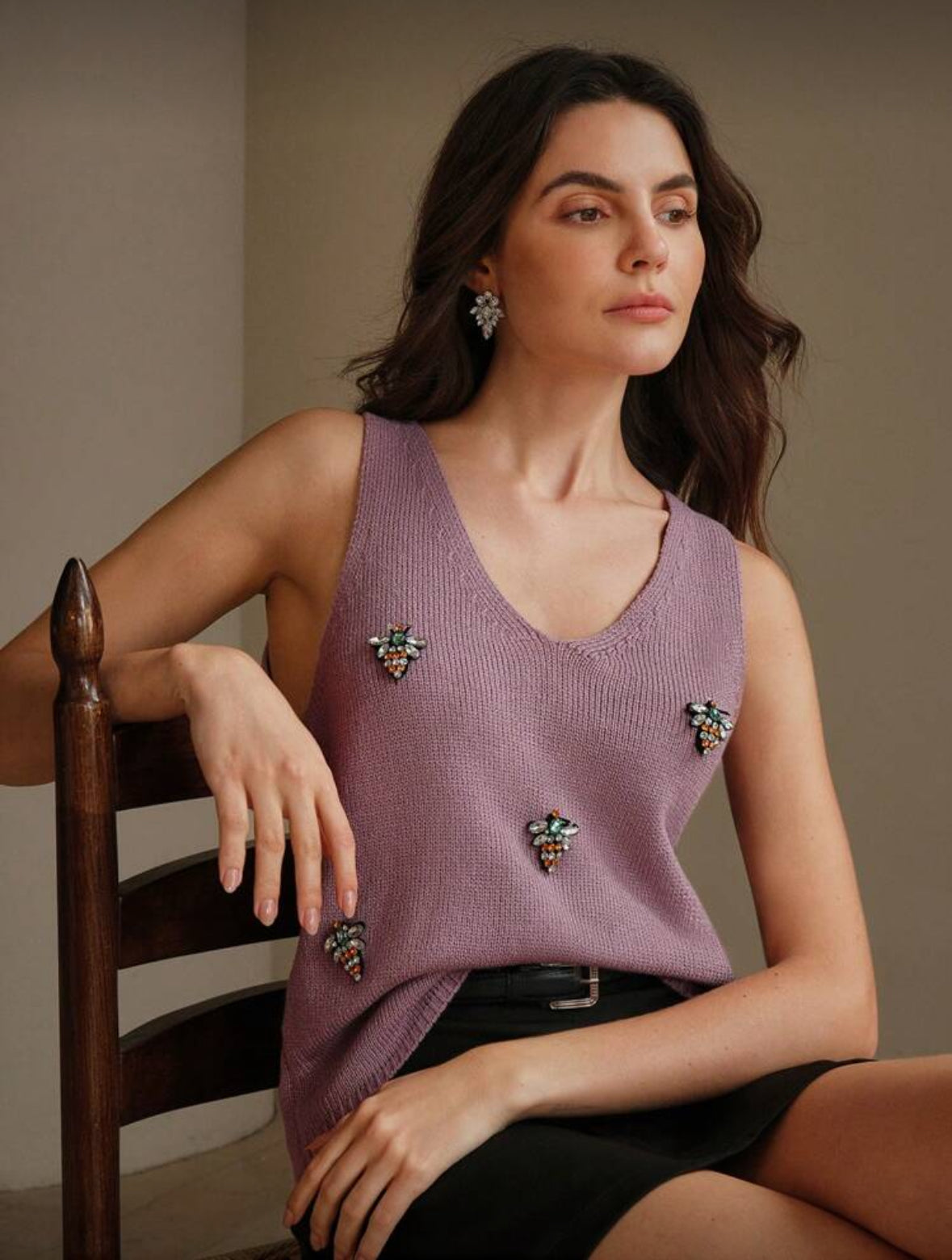 Débardeur en tricot