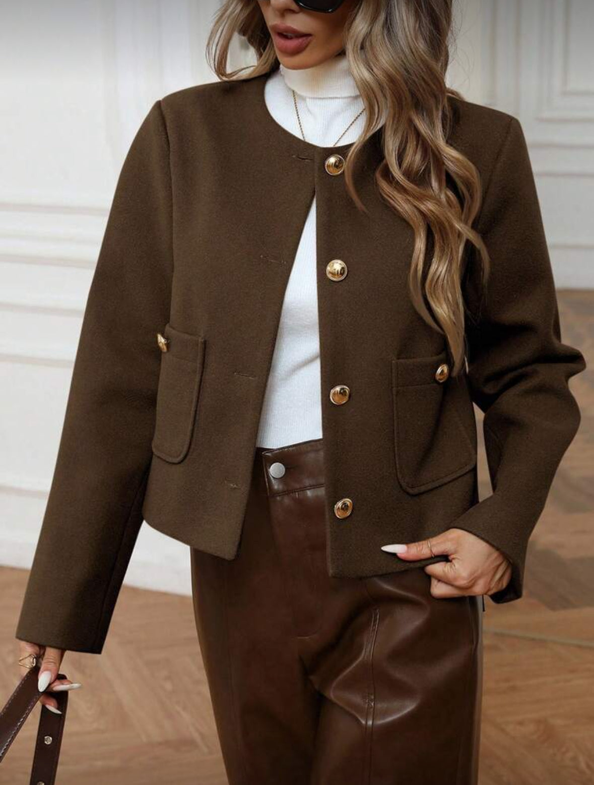 Veste courte minimaliste