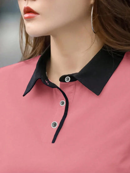 T-shirt décontracté  col polo