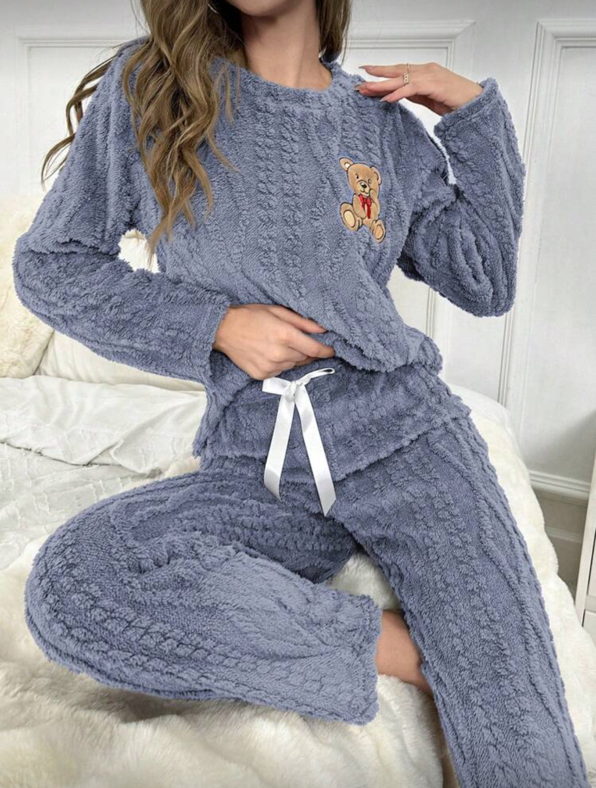 Pyjama broderie d'ours