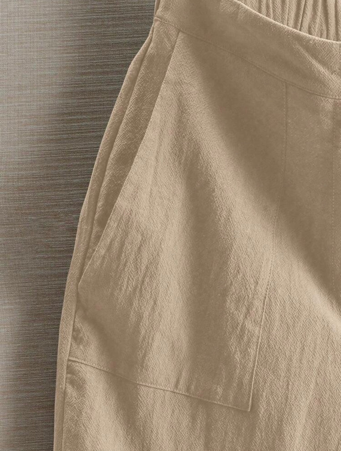 Short en lin (Beige)