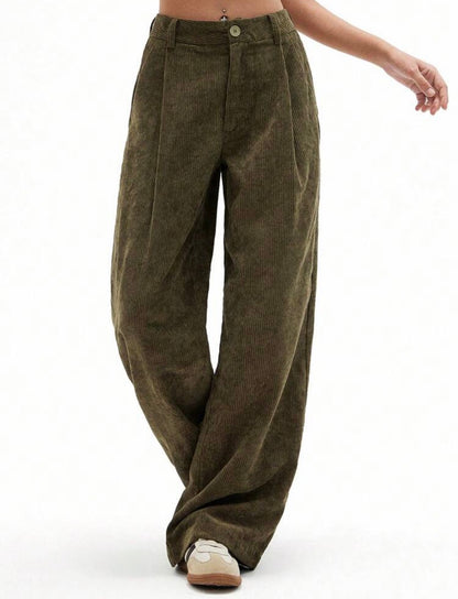 Pantalon velours - Vert