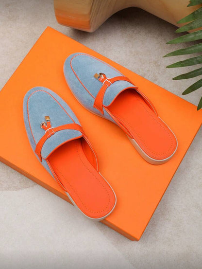 Mocassins plates à enfiler