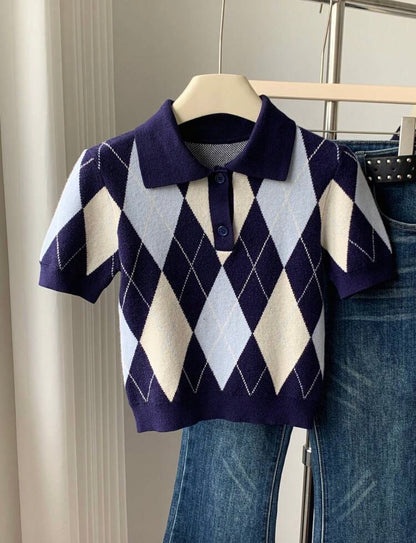 Top - Col polo