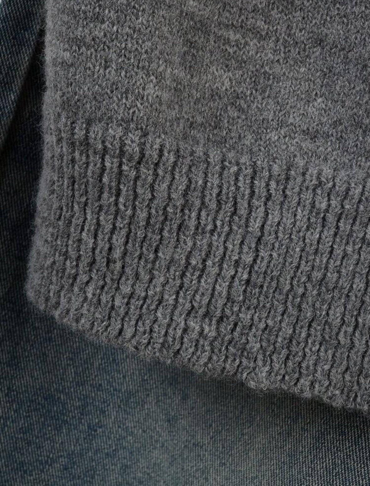 Gilet gris boutonné H
