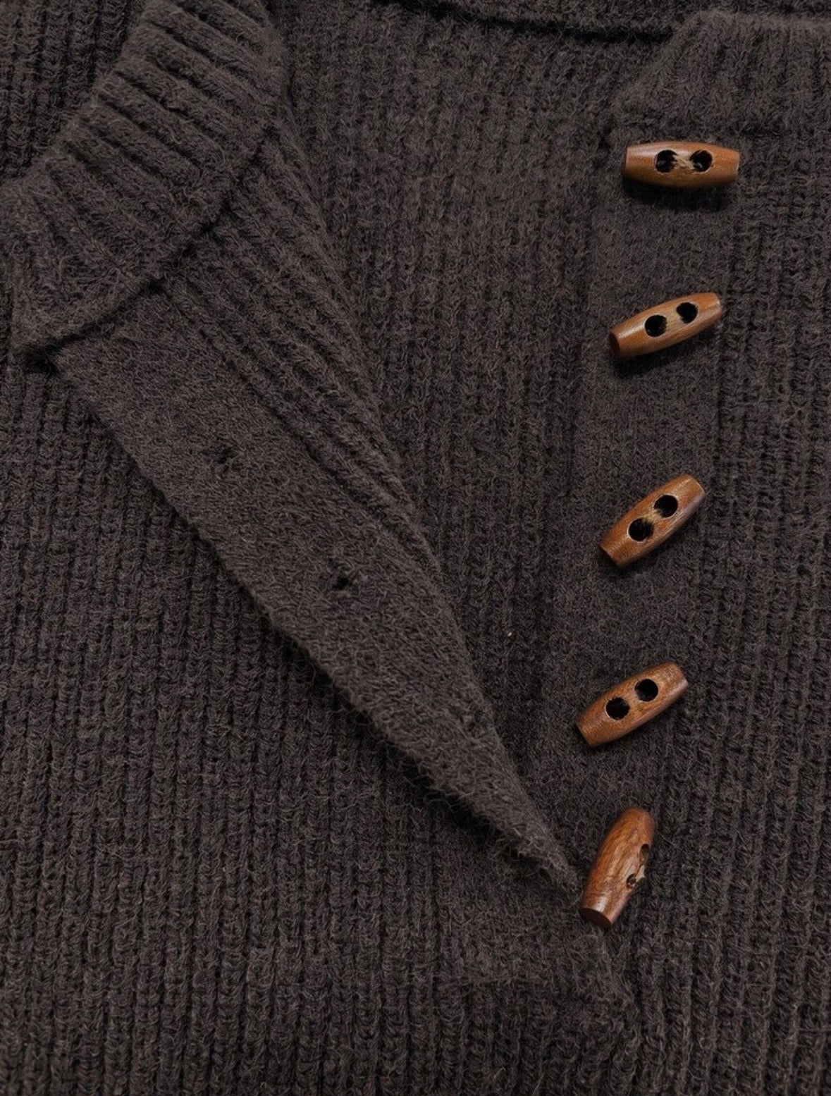 Pull automn - Boutons en corne