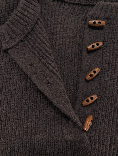 Pull automn - Boutons en corne