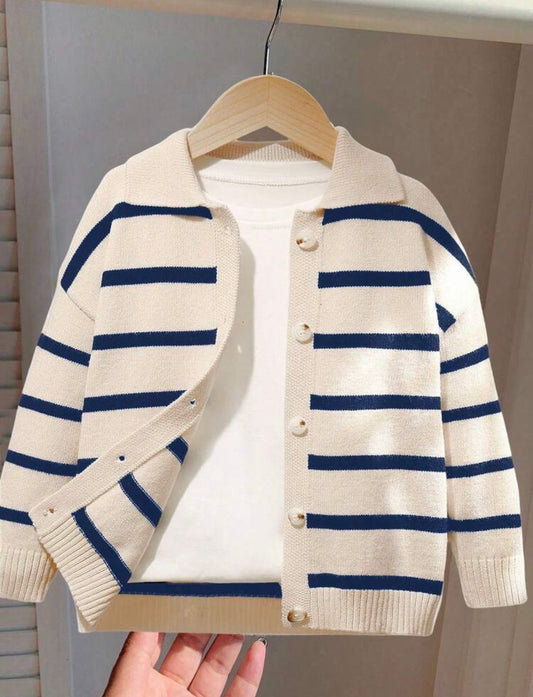 Cardigan rayé Jeune garçon