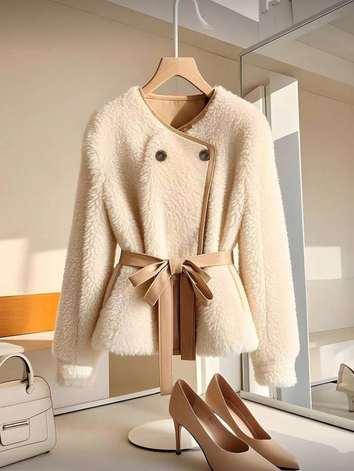 Veste en polaire doublée