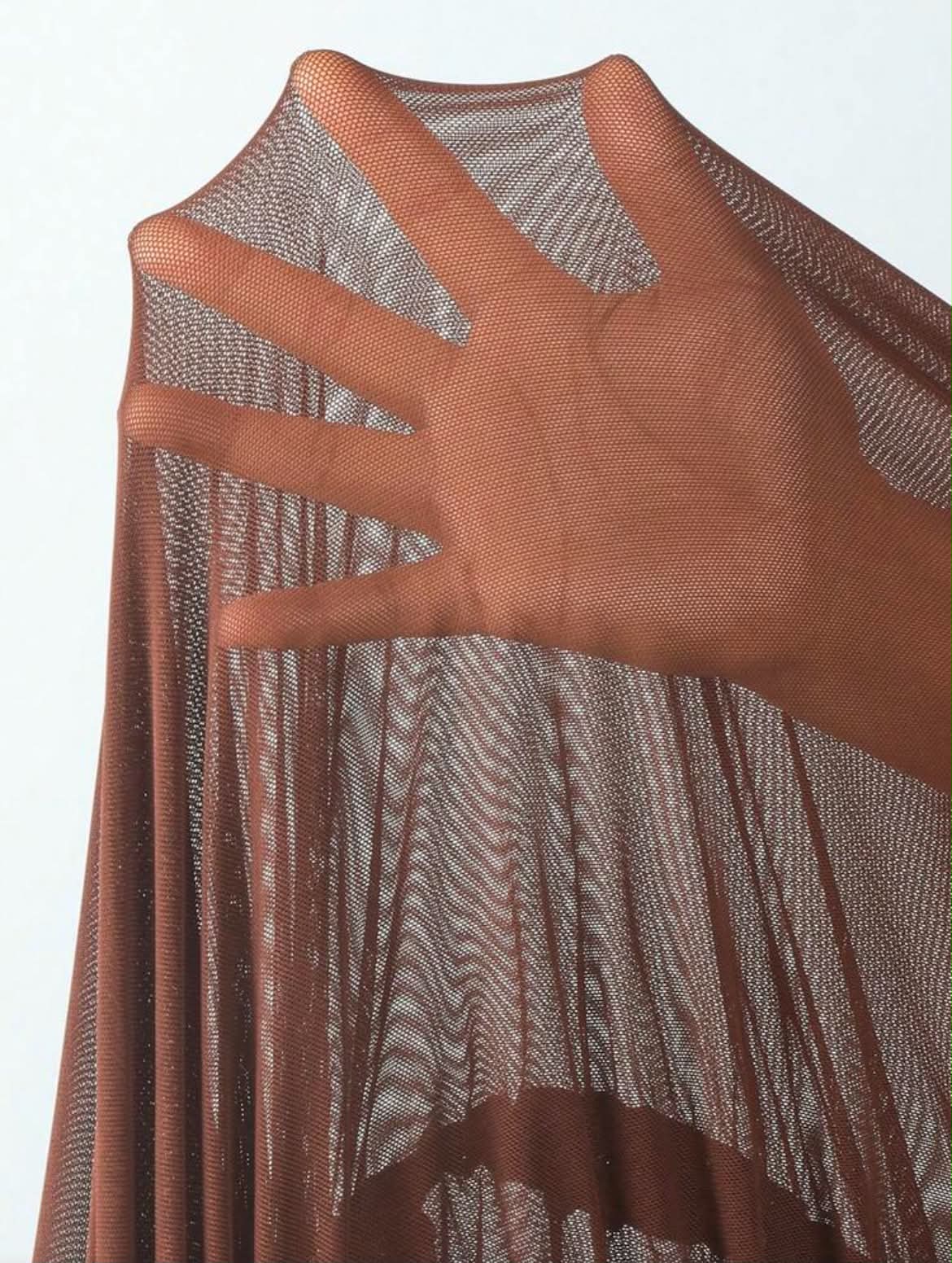 Maillot de bain Robe texturée (Brown)